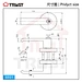 tubular lever lock handle